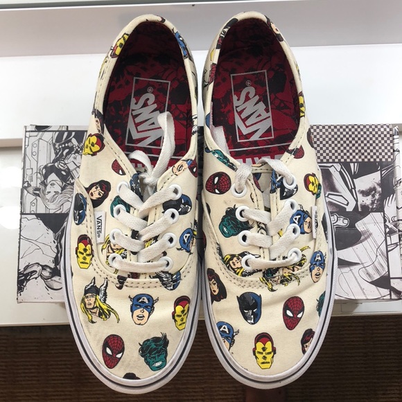 vans marvel heads shoes